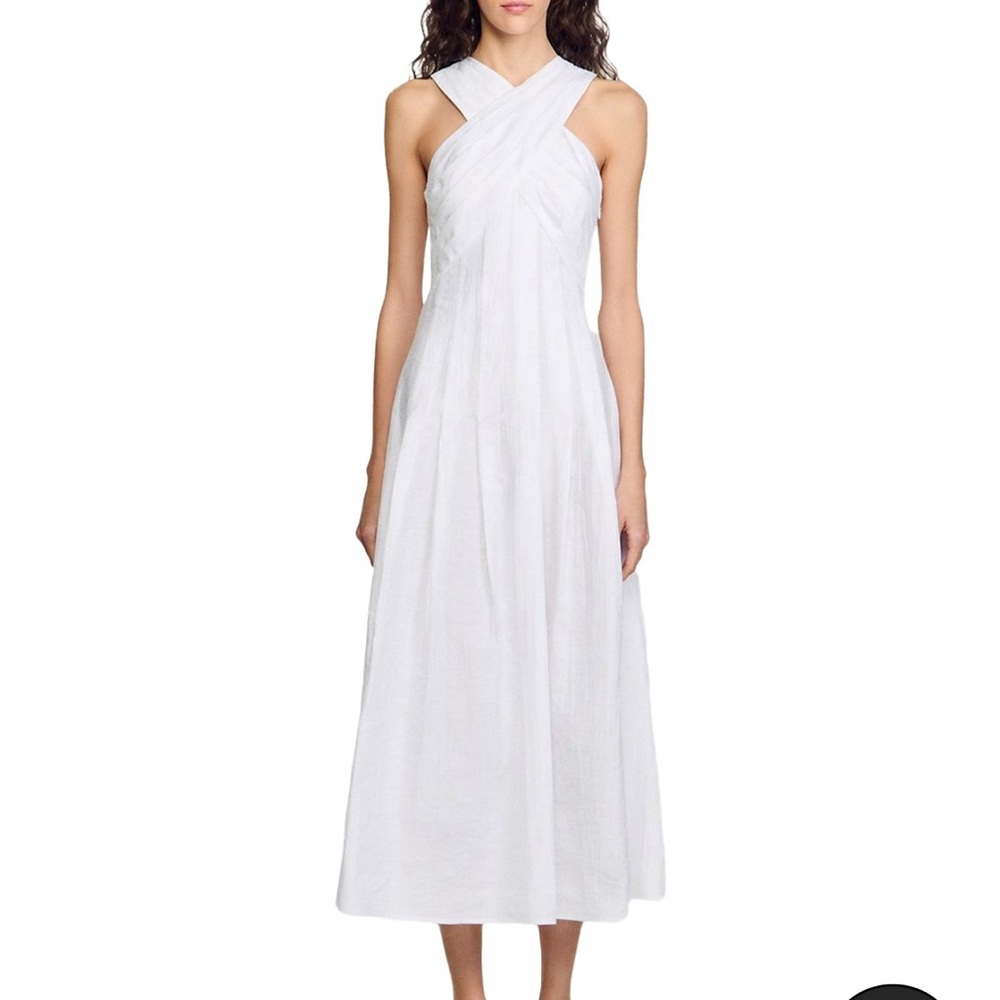 Sandro NWT  White Dress